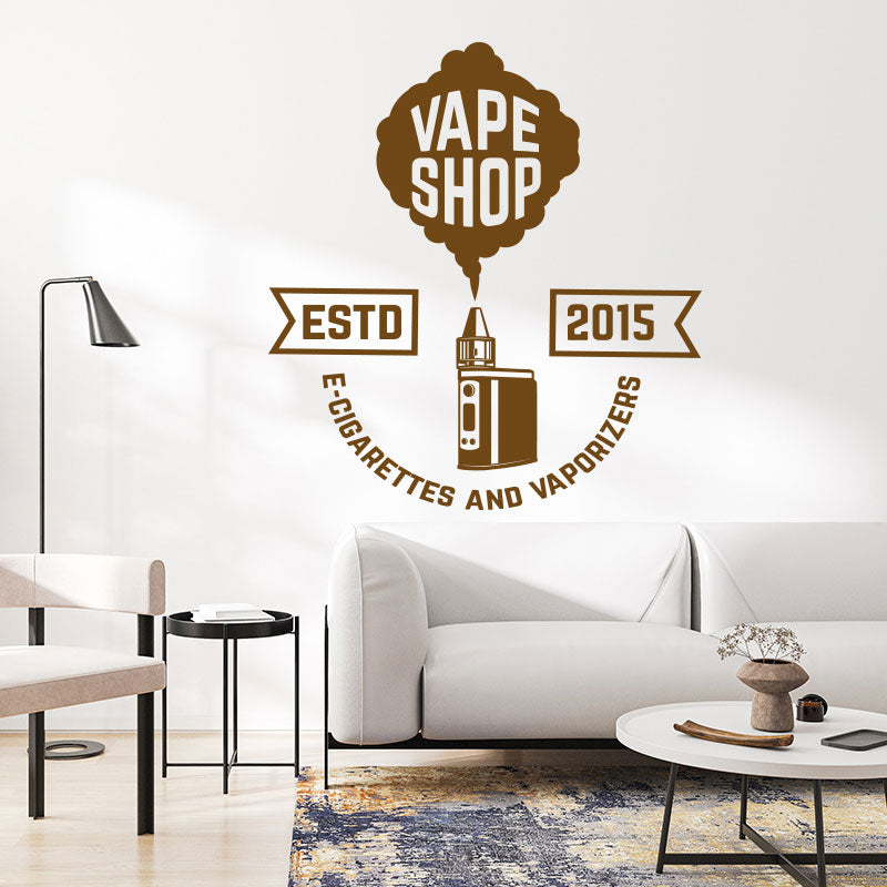 vaping graphics wall decal for wall sticker