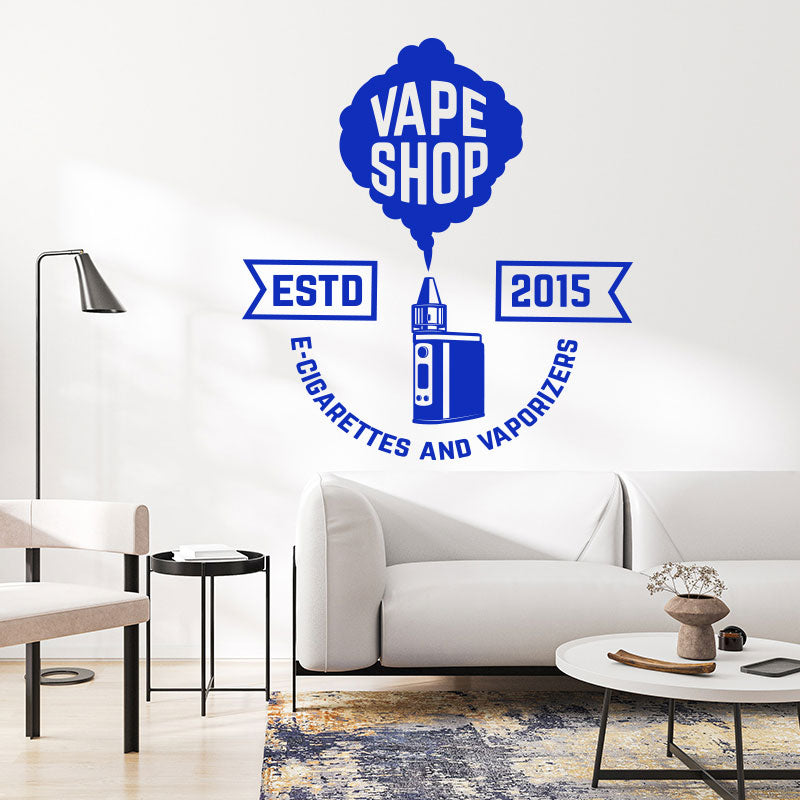 vaping graphics wall decal for wall sticker