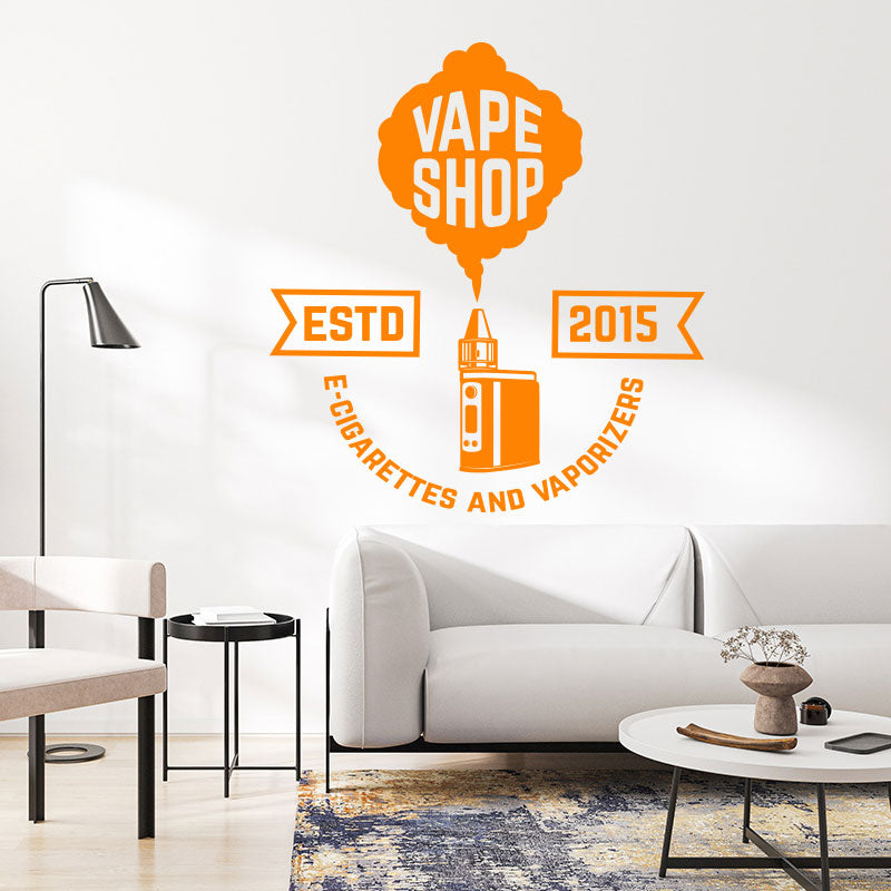 vaping graphics wall decal for wall sticker