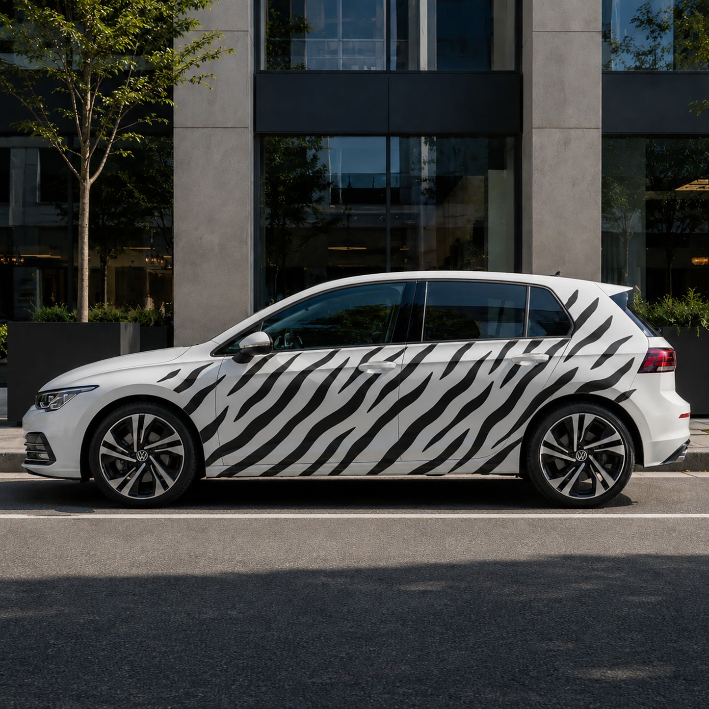 VW Golf Tiger Stripes Side Graphics
