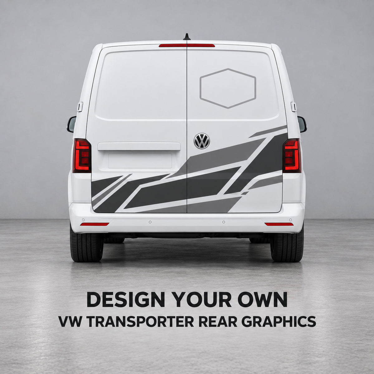 VW Transporter custom rear graphics