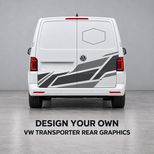 VW Transporter custom rear graphics