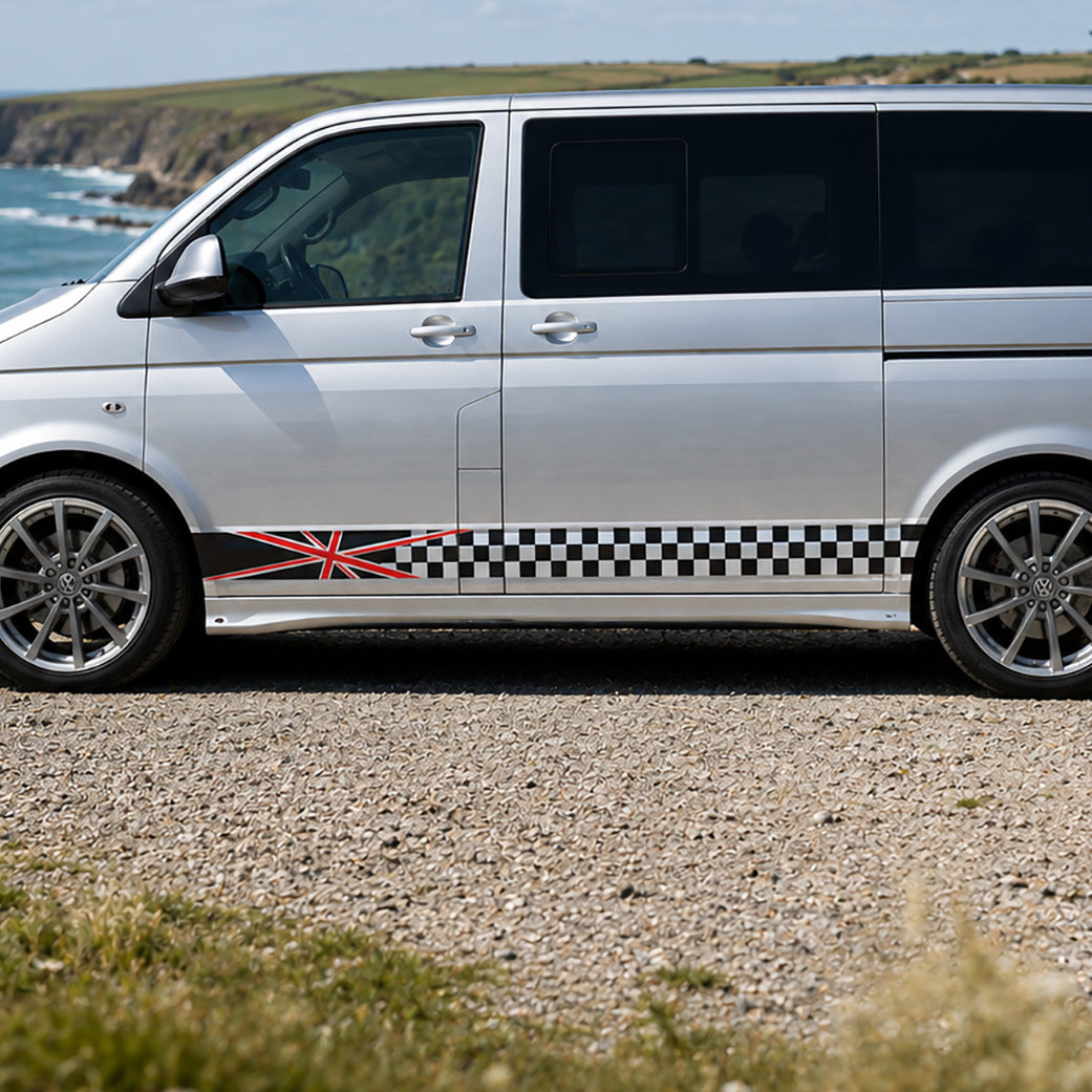 VW Transporter Union Jack Van Kit Vinyl Decal