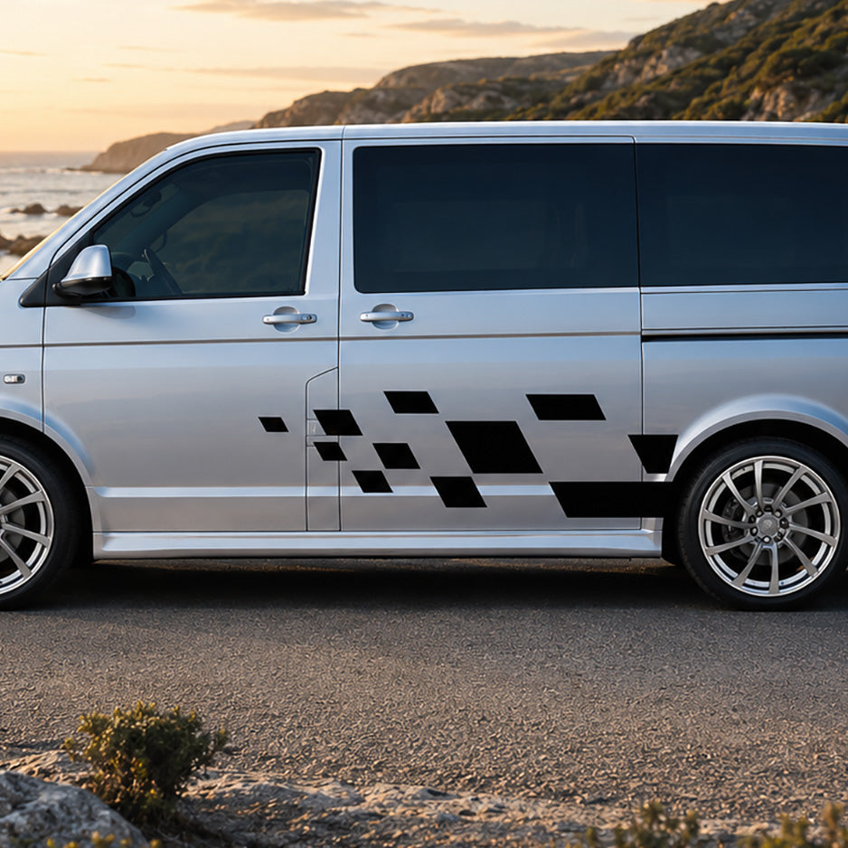 VW Transporter T6 Sport Line Side Stripes – Performance Stripe Kit