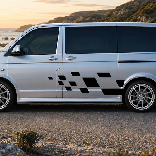 VW Transporter T6 Sport Line Side Stripes – Performance Stripe Kit