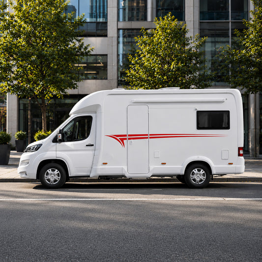 Sport Curve Motorhome Side Stripes – Campervan Vinyl Decals