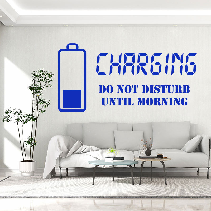 charging do not disturb wall sticker