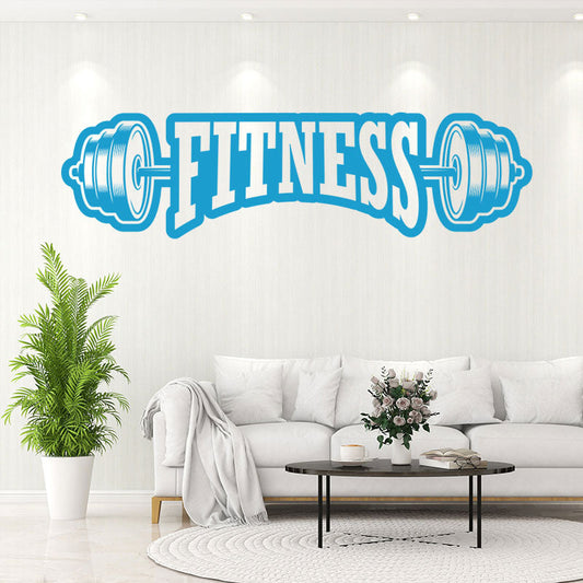 fitness weight lifting gym sticker