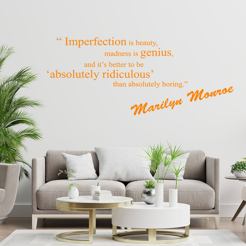 marilyn monroe iconic wall sticker