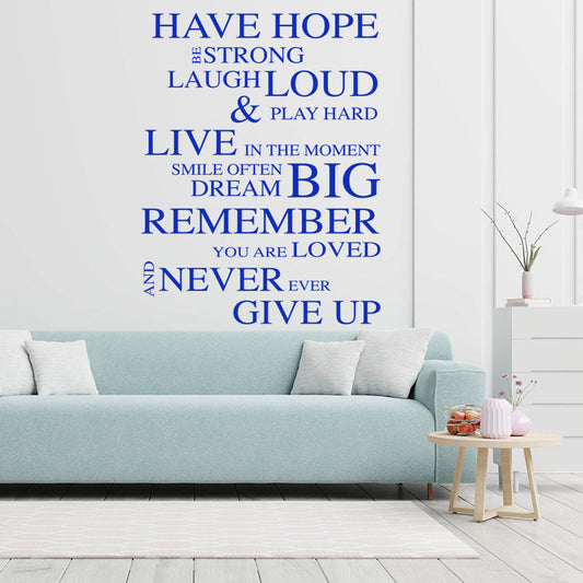 have hope wall sticker