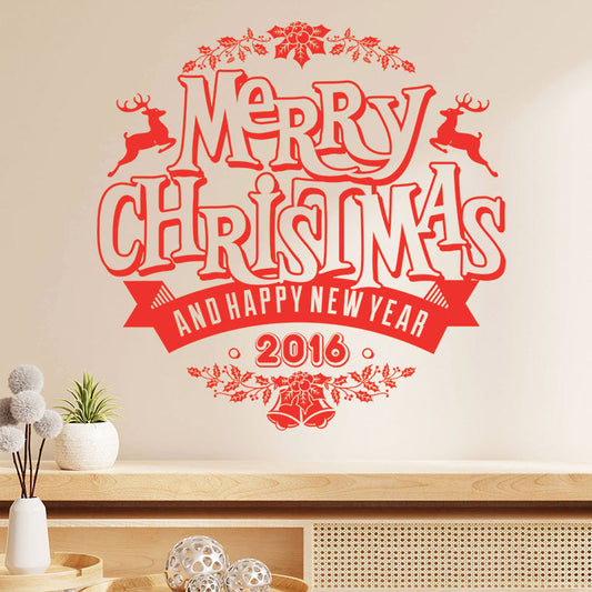 snowflake wall decals for winter wall sticker