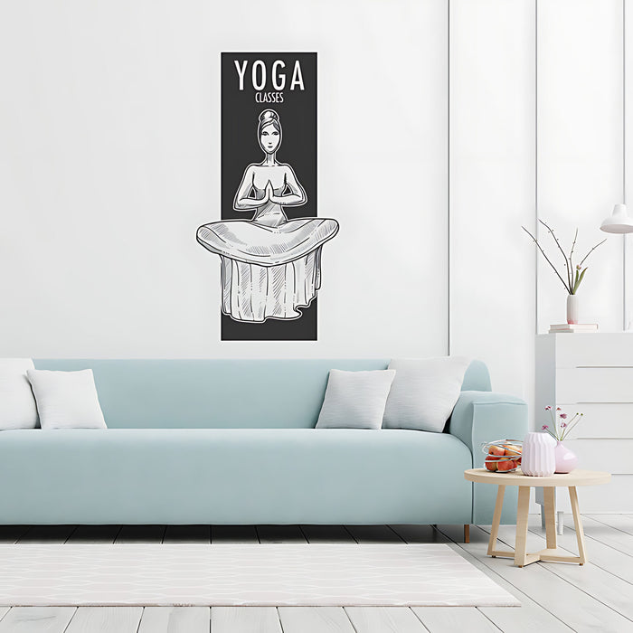 Yoga Namaste Wall Decal - Buddha Meditation Sticker